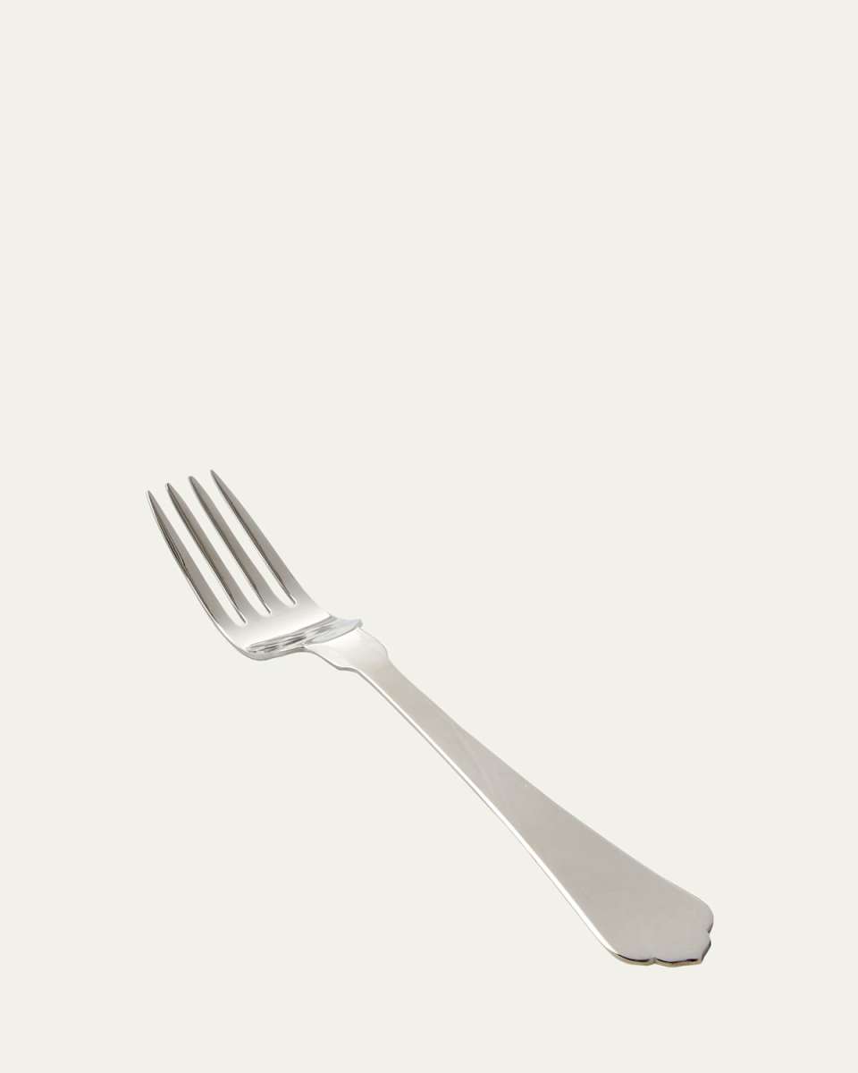 Naples Shiny Stainless Steel Serving Fork